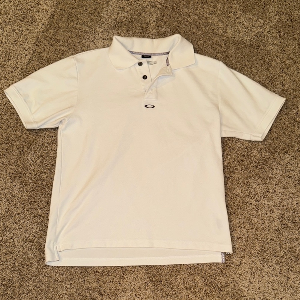 Oakley White Polo Shirt